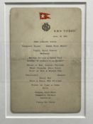 R.M.S. TITANIC: Exceptional First-Class menu from R.M.S. Titanic, April 10th 1912, from her first