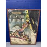 MOVIES/FILM: Rare oversize French cinema poster for A Night To Remember 'Atlantique Latitude 41'