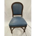 WHITE STAR LINE: R.M.S. Majestic mahogany dining chair.