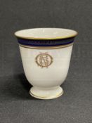 WHITE STAR LINE: Rare a la carte Copeland Spode Oceanic Steam navigation Company beaker decorated in