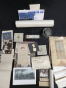 R.M.S TITANIC MAY COLLECTION: Small archive of personal ephemera relating to Titanic passengers