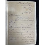 R.M.S. TITANIC: Collection of Titanic passengers Richard and Stanley May. Stanley May's personal