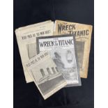 R.M.S. TITANIC: Period sheet music to include 'Wreck of the Titanic', 'The Ship That Will Never