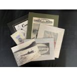 CUNARD: Mixed lot to include, photographs and ephemera mostly relating to R.M.S. Queen Mary. (