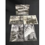 THIRD REICH/PHOTOGRAPHS: Rare collection of five period press photographs of the launch of the