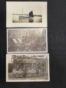 POSTCARDS: Unusual lifeboat related cards to include real photo Lifeboat Demonstration Southampton