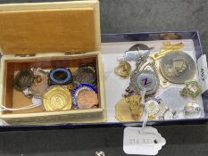 Collectables, Medals & Badges: British Legion, Corinthia, Flying Scotsman, Rifle Association