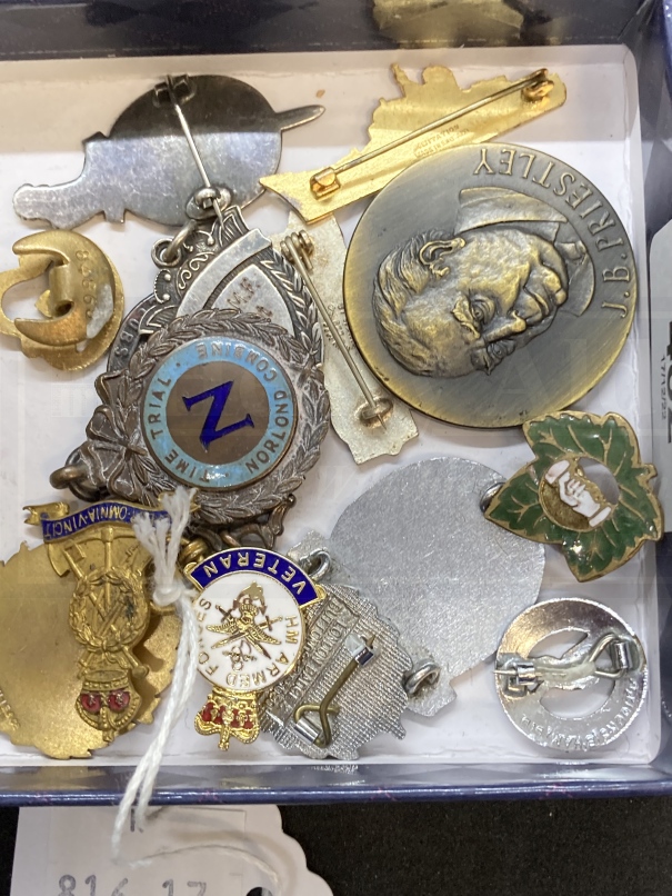 Collectables, Medals & Badges: British Legion, Corinthia, Flying Scotsman, Rifle Association - Image 2 of 3