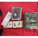 Photographs: Late 19th cent. Two photograph albums one containing photographs by Trowbridge
