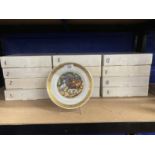 Collectables: Royal Copenhagen The Hans Christian Anderson plate collection, all boxed. Set of 12.