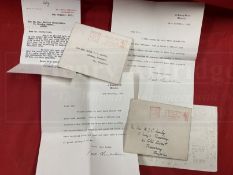 Militaria/Politics: Interesting letter from Reverend Lumley, dated 1st October 1938, to Neville