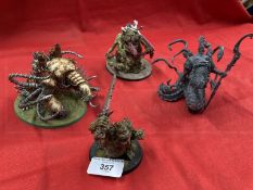 Toys & Games: Warhammer Fantasy Wargames, large scale well painted Nurgle Daemons including a