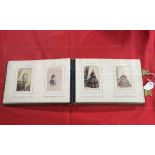 Photography Carte de Visite: 19th cent. Album by Parkins & Cotto of Oxford containing fifteen