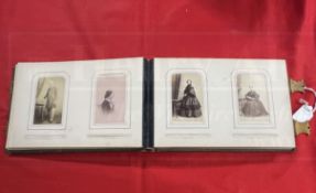 Photography Carte de Visite: 19th cent. Album by Parkins & Cotto of Oxford containing fifteen