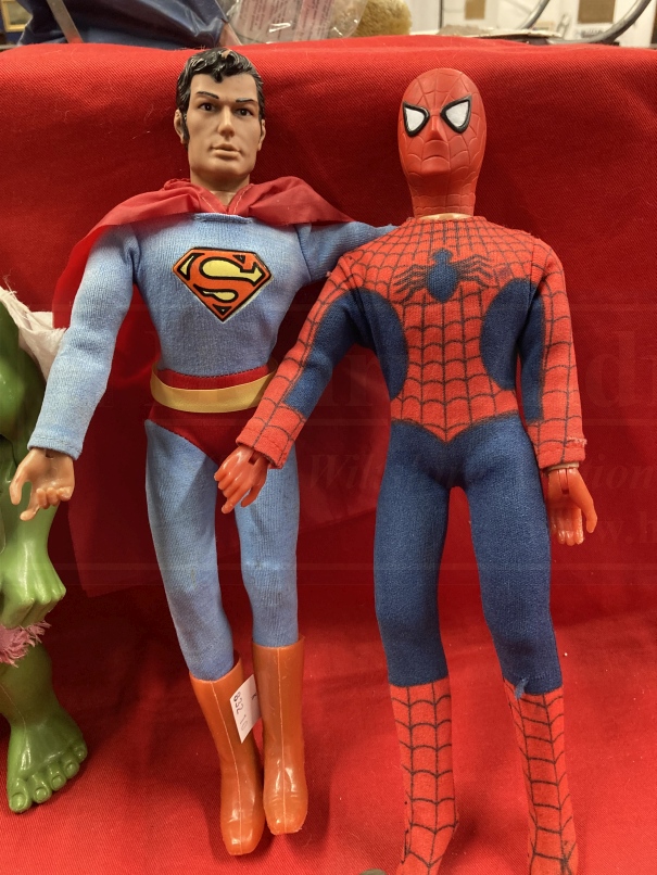 Vintage Toys: 1977 Mego Corporation Spiderman, 1978 Hulk and 1977 Mego Corporation Superman. (3) - Image 3 of 4