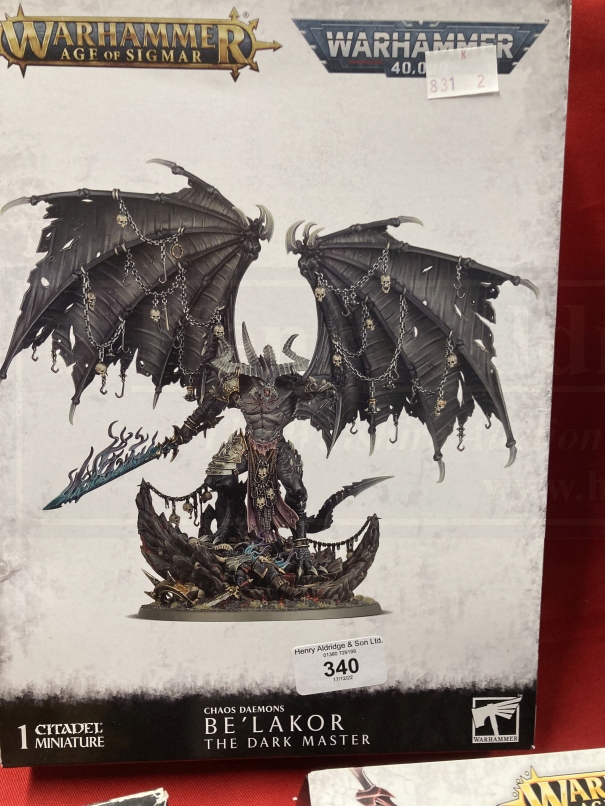 Toys & Games: Warhammer unmade, boxed construction kits, models. Archaon Blood Thirster, Daemons - Image 2 of 6