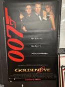 Movies: Goldeneye oversize double sided display poster possibly for use in a bus stop. 69ins. x