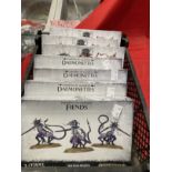 Toys & Games: Warhammer construction kits, warriors. Slaves to Darkness x 3, Daemons of Slaanesh