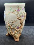 Ceramics: Clarice Cliff cherry tree vase Style 990 1937-38 marked Newport Pottery, England signed