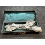 Hallmarked Silver: Teaspoons Queen pattern handles hallmarked Edinburgh. Total weight 6.32oz. (11)