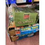 Toys/Action Man: To include boxed Sea Wolf, Training Tower and Transport Command, Pursuit Craft. All