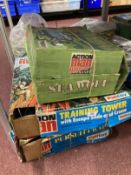 Toys/Action Man: To include boxed Sea Wolf, Training Tower and Transport Command, Pursuit Craft. All