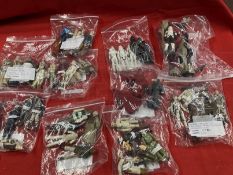Star Wars: Collection of Empire Strikes Back figures, including most major characters, playworn. (