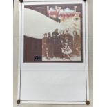 Rock Music: Led Zeppelin II album poster with embossed lower section. 24ins. x 36ins.