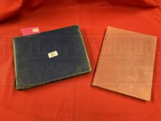 Sir Winston Churchill: Blue leather bound album with pencil inscription on inside cover 'Royal