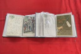 Postcards: Collection of Edwardian and later novelty and humorous cards including a number of