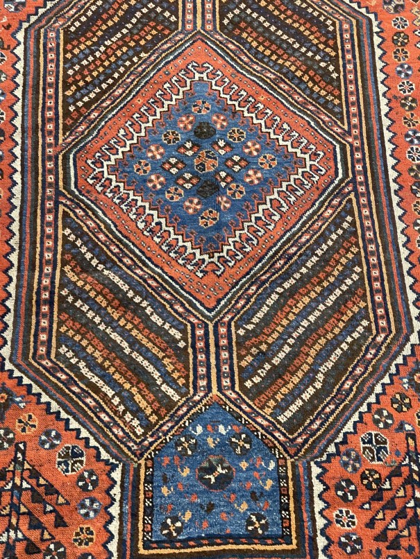Carpets & Rugs: Late 19th cent. Caucasian Kazak carpet, red ground with central medallion - Image 2 of 6