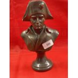 After A. Canova bronze bust of Napoleon signed A. Canova and stamped bronze Garanti Paris J.B.