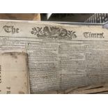 18th/19th cent. Newspapers: The Observer Sunday August 20th 1797 two double sides, The Times
