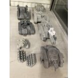 Toys & Games: Warhammer Fantasy Wargames, collection of assembled Space Marine armoured vehicles,