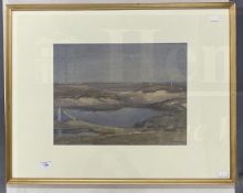 S.J. Lamorna Birch (1869-1955): Watercolour, The Clay Pits, signed bottom right, bears labels to