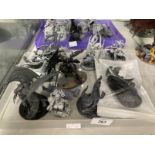 Toys & Games: Warhammer Fantasy Wargames, small scale Daemon Warriors, complete, unpainted. (11)