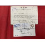 Militaria/World War Two: Emotive Post Office telegram to G.W. Neston relating to the death of his