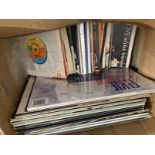 Records: Selection of LPs and 45rpm singles in box. List of titles available.
