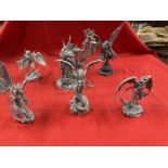 Toys & Games: Warhammer Fantasy Wargames, large scale ready made figures, unpainted, Daemons of