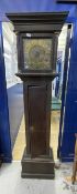 Clocks: 18th cent. 30 hour Longcase clock, Edward Rudd, Melksham c1780s. Mahogany case, brass dial