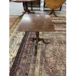 19th cent. Mahogany tilt top side table of modest proportions. 22½ins.