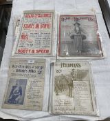 Ephemera: Collection of WWI and later sheet music plus promotional poster for The Army Show Canada's