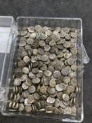 19th cent. Anglo Indian/Moghul silver Chakrams. Approx. 250.