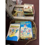 Children's Books: Large quantity of 1970s/80s annuals, comics and books to include Beano, Dandy,