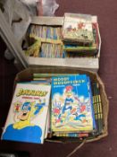 Children's Books: Large quantity of 1970s/80s annuals, comics and books to include Beano, Dandy,
