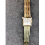 Watches: Ebel ladies 14ct gold watch with matching bracelet. 37g. Including movement.