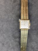 Watches: Ebel ladies 14ct gold watch with matching bracelet. 37g. Including movement.