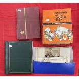 Stamps: Stockbook and album containing many unused George VI and Elizabeth II including unusual