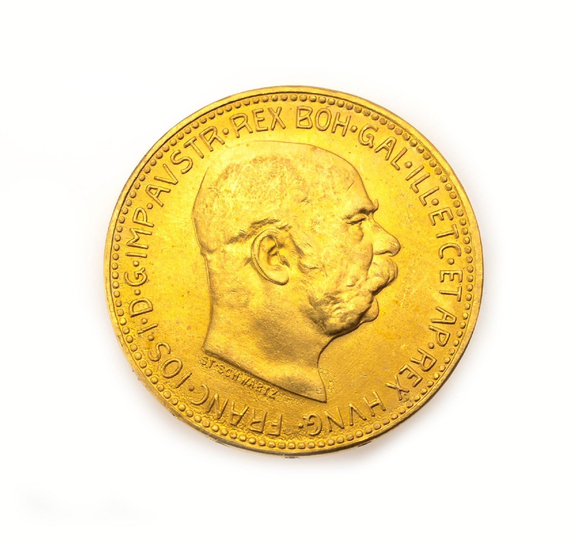 Goldmünze, 20 Kronen, Österreich-Ungarn, 1915, Franz