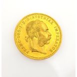 Goldmünze 1 Dukat, Österreich/Ungarn 1915 , Franz Joseph